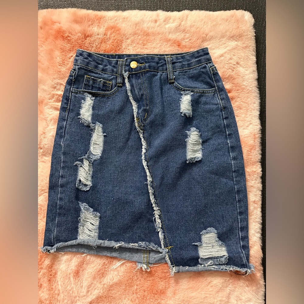 Fashion jeans Denim Skirt Women